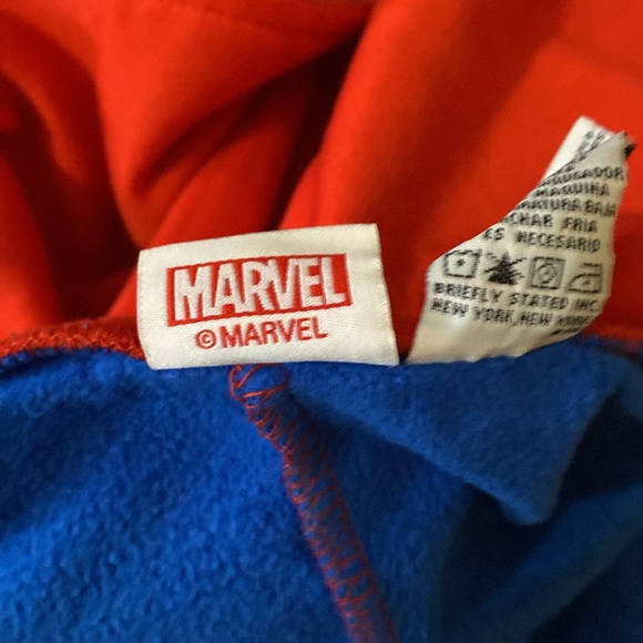 Spider-Man Hooded Pjs in Red and Blue - Picture 7 of 7